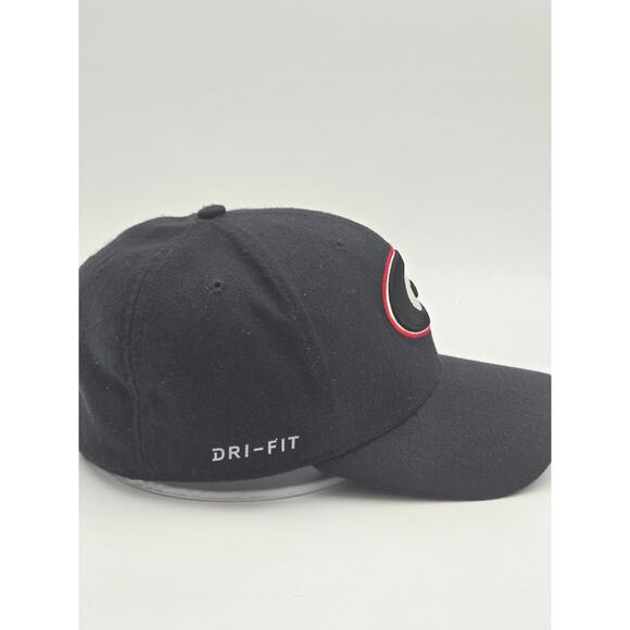 Nike Georgia Bulldogs Black Embroidered “G” Logo Fitted Baseball Cap Size M/L - Picture 4 of 8